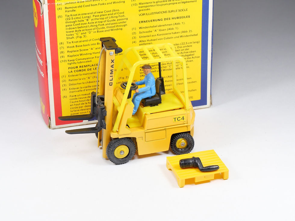 Miniature : DINKY TOYS ENGLAND - 404 - Climax Conveyancer - Fork Lift Truck - En boite