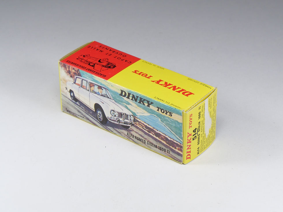 Thumbnail: DINKY TOYS FRANCE - 514 - Alfa Romeo Giulia TI - Vert d’eau - En boite