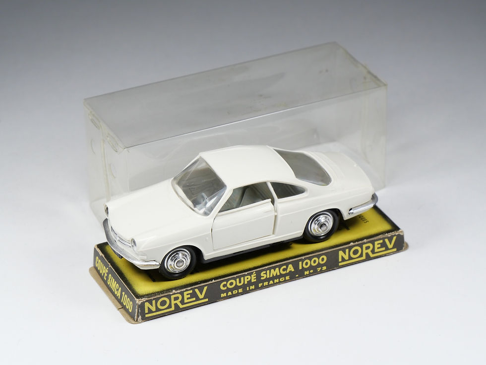 NOREV - 73 - Coupé Simca 1500 - Blanc - En boite