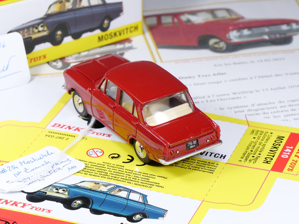 Thumbnail: DINKY TOYS ATLAS - 1410 - Essai / Prototype - Moskvitch 412 - JM Roulet