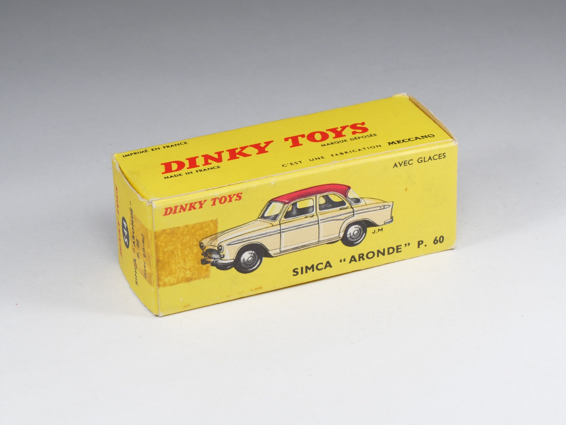 DINKY TOYS FRANCE - 544 - Simca Aronde P60 - Boite vide