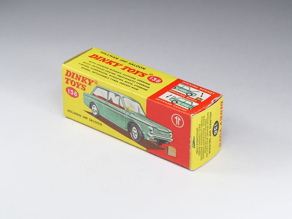 Thumbnail: DINKY TOYS ENGLAND - 138 - Hillman IMP Saloon - Vert métal - En boite
