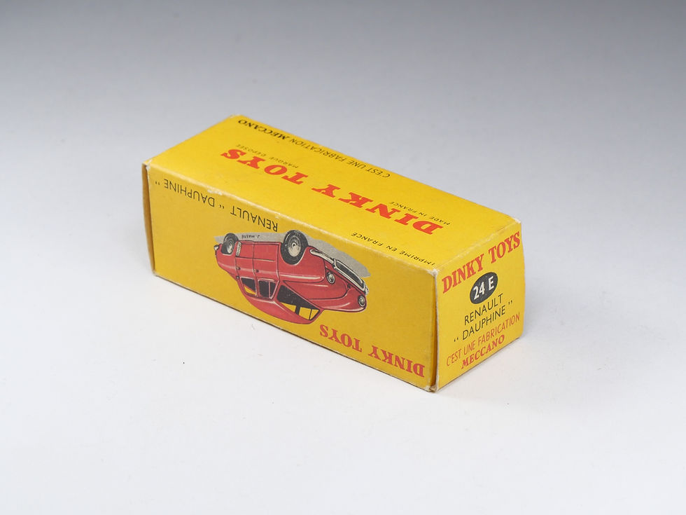 Thumbnail: DINKY TOYS FRANCE - 24E - Renault Dauphine - Ivoire - Magnifique - En boite