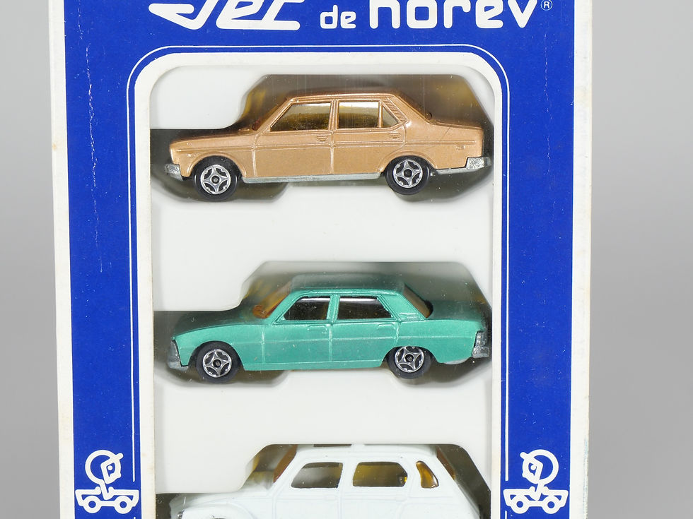 Miniature : NOREV - MINI JET - Coffret 5 Voitures - Fiat 131 / Peugeot 604 / Dyane / BMW 633