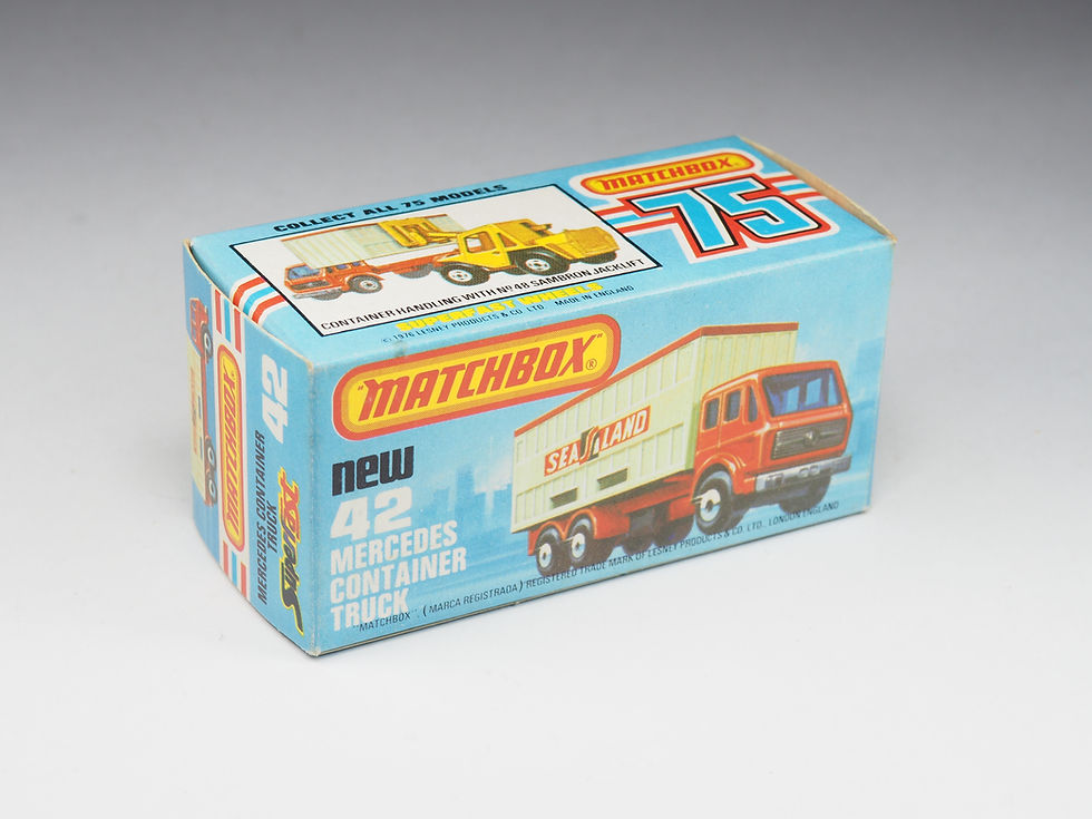 Thumbnail: MATCHBOX - SUPERFAST - 42 - MERCEDES CONTAINER TRUCK - 1/64