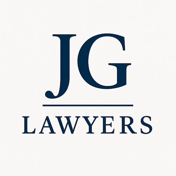 Logo de JG Lawyers, firma jurídica colombiana especializada en derecho migratorio, inversión extranjera y derecho empresarial