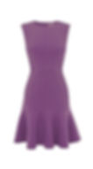 【BASIC】VIOLET FLOUNCE SLEEVELESS DRESS【WDS 1743】C++