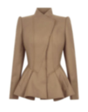 【CHIC】BLUSH  PEPLUM JACKET【WJK 1717】C++