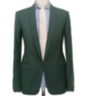 FOREST GREEN TWILL TAILORED FIT SUIT