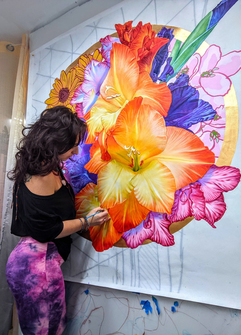 botanical fine arts commission outdoor painting