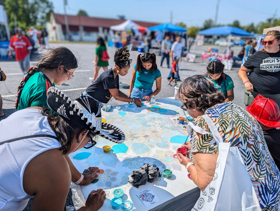 mural painting workshop all ages public program