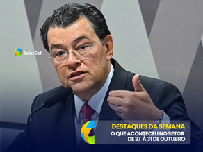 Confira os principais acontecimentos da semana (27 a 31 de outubro de 2025) que movimentaram o mercado de energia solar no Brasil e no mundo: de políticas públicas à inovação tecnológica.
