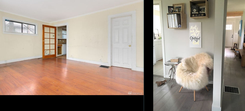 Living to Office before & after 2