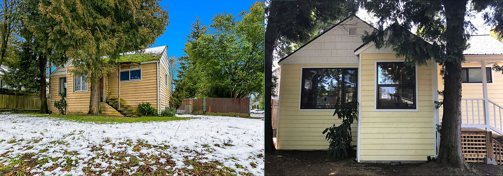 Exterior Front Before & After 3