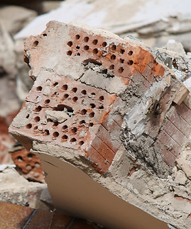 Recyclage de pierre et de brique