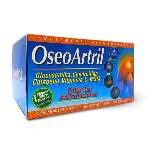 Oseoartril con 12 Ampolletas Ingeribles 15 ml | Vida Natural ...