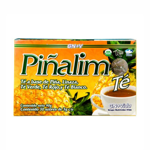 Té Piñalim con 30 sobres de 3g c/u | Productos Naturistas