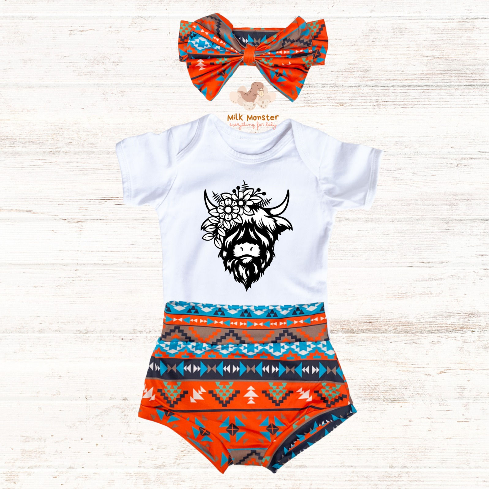 Bummies & Headband w Onesie