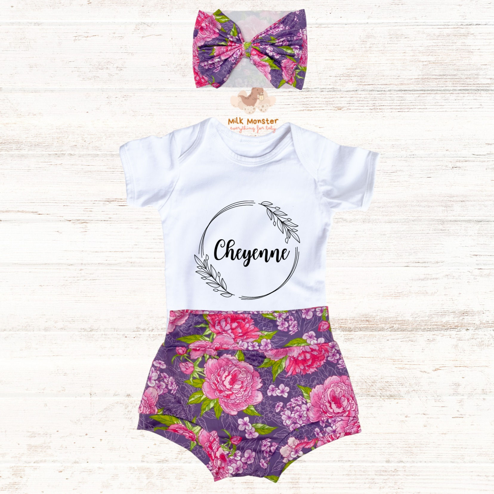 Bummies & Headband w Onesie