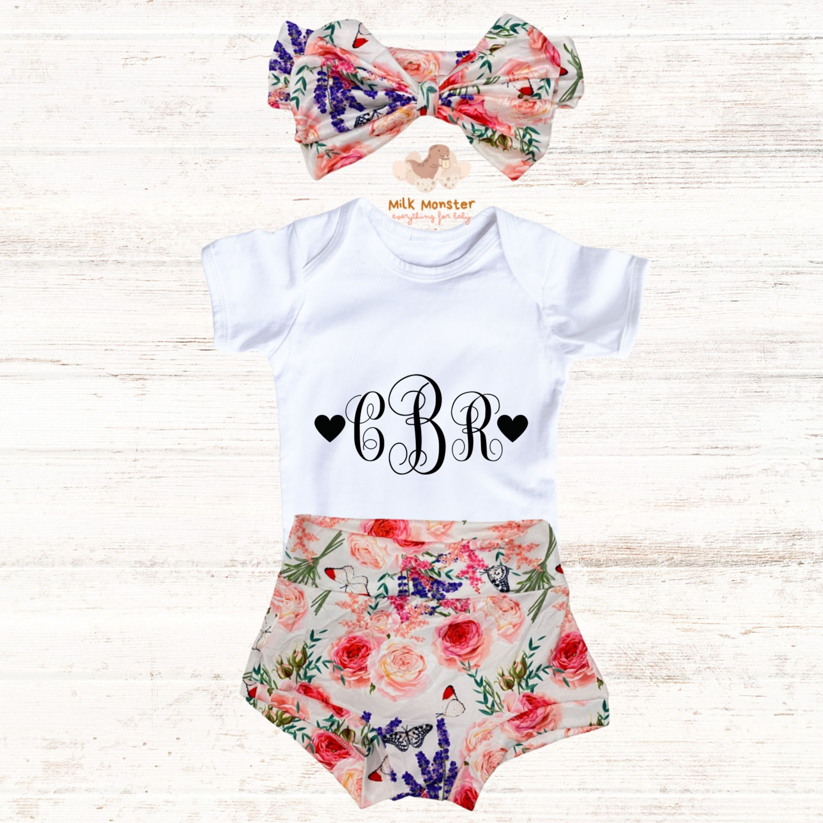 Bummies & Headband w Onesie