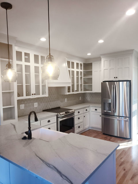 Custom kitchen cabinet Fridge Area