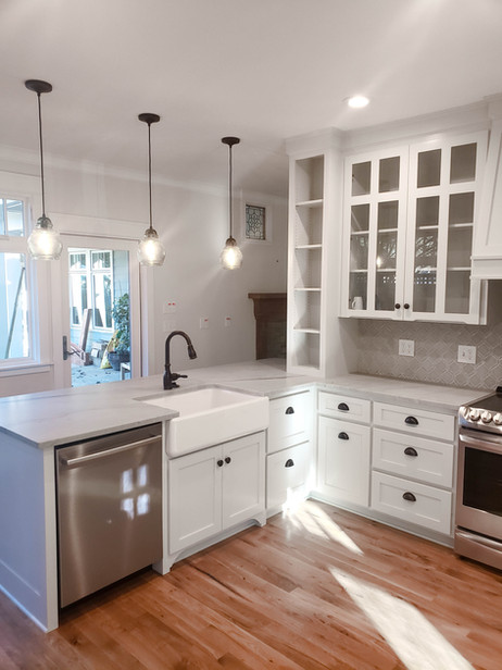 Custom kitchen cabinet Dishwasher and Sink Area