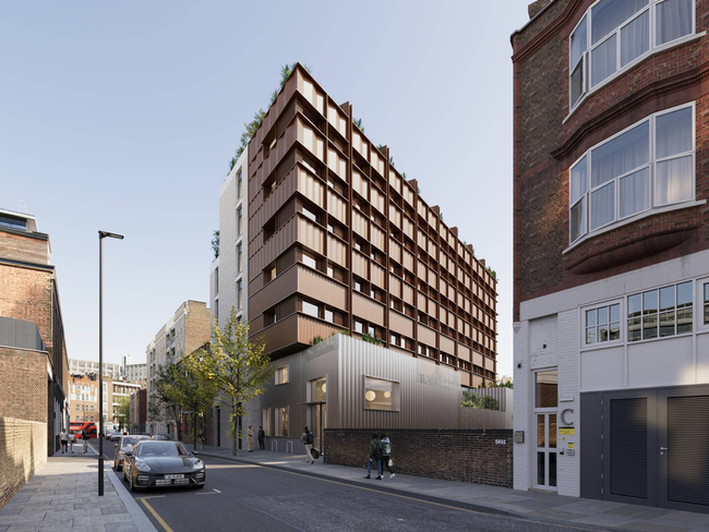 Sheppard Robson submits new student housing to Camden Council