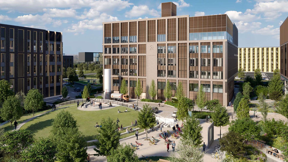 Image: 2000 Discovery Drive on the Cambridge Biomedical campus, where Savills is advising on lettings (courtesy Savills)