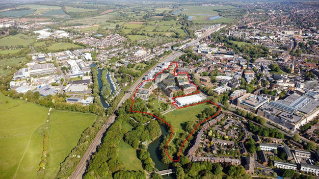 Construction work on Oxpens River Bridge in Oxford has officially begun