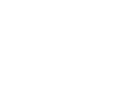 Sandi Rae Coaching white cursive logo
