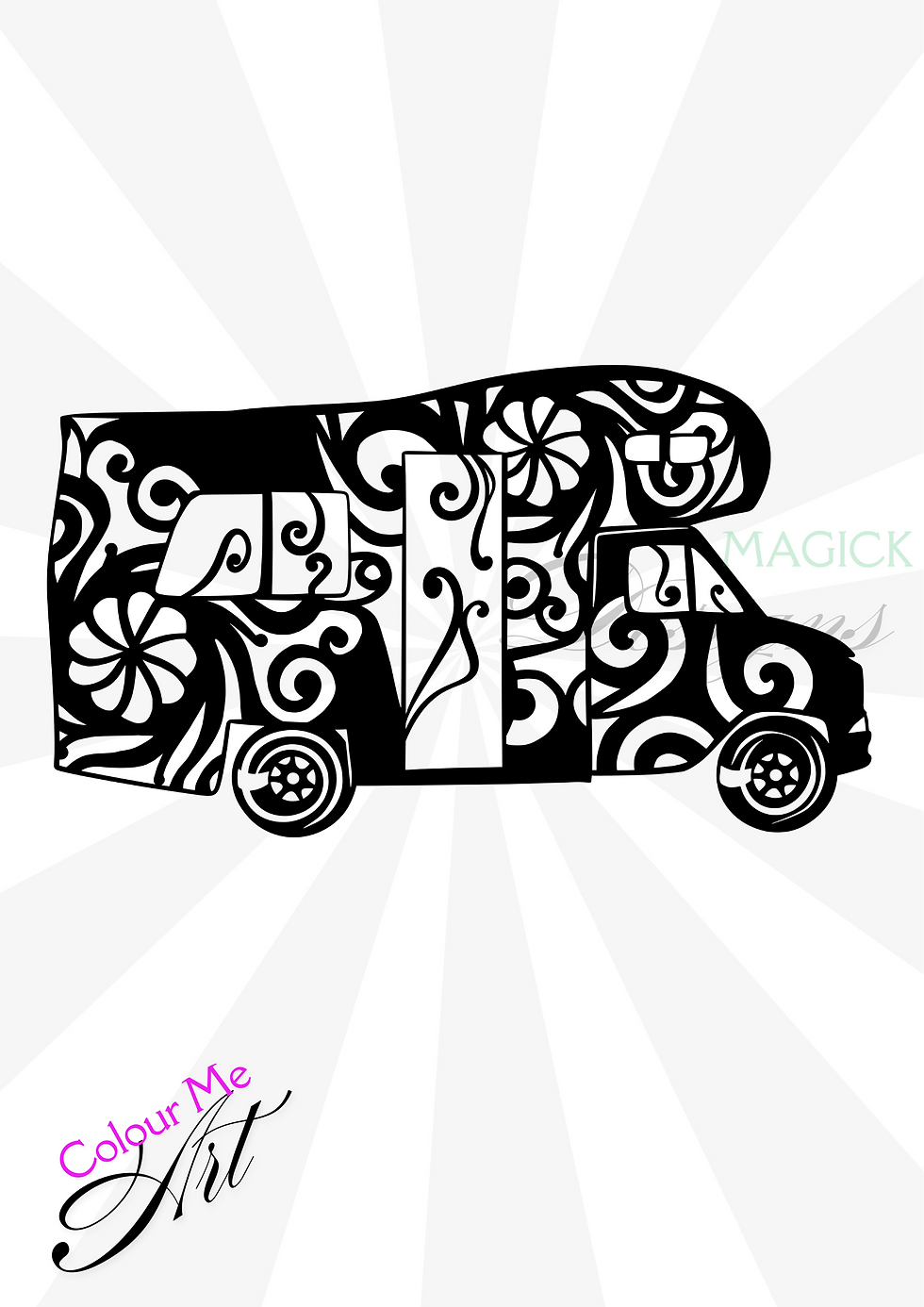 Thumbnail: Colour Me Art - Adults Boho 22 Page Colouring