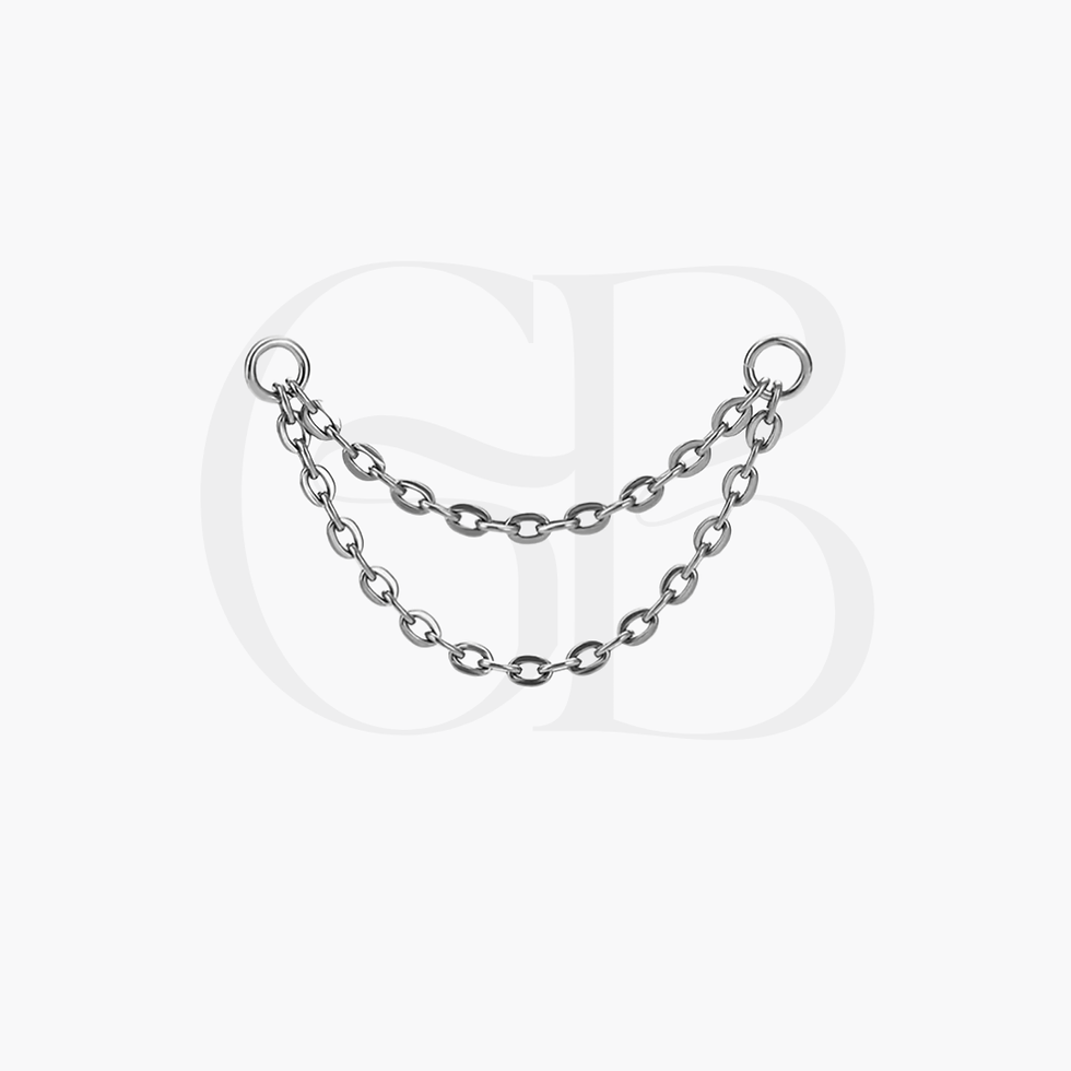 Miniatura: Corrente Dupla para Piercing