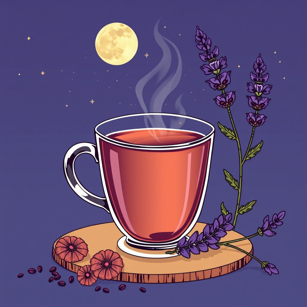 MOON CFREMONIAL TEA BLEND + ENCHINACEA PURPUREA & LAVENDER