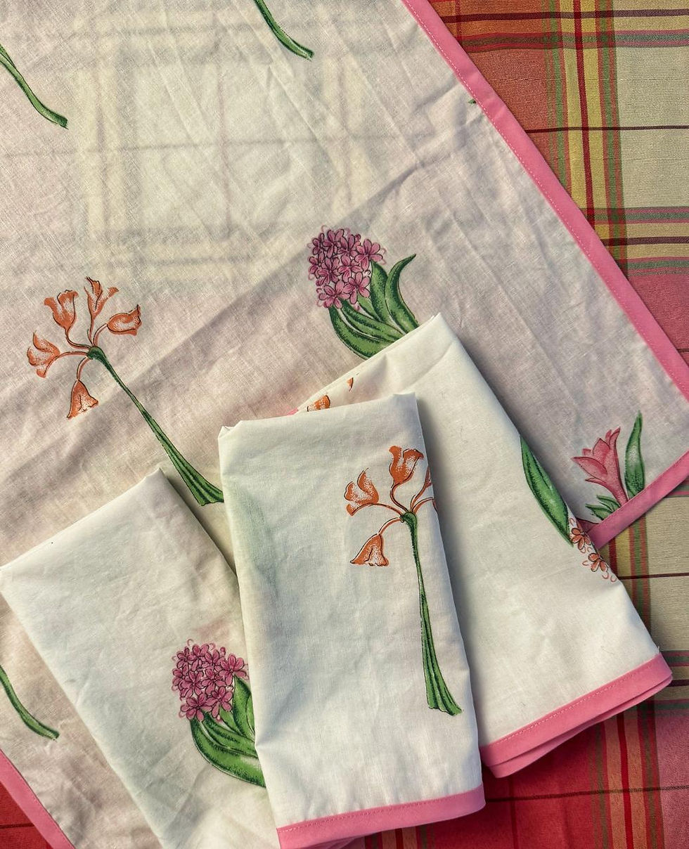 Miniatura: Servilletas flores
