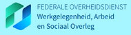 Logo van FOD werkgelegenheid, Arbeid en Sociaal Overleg