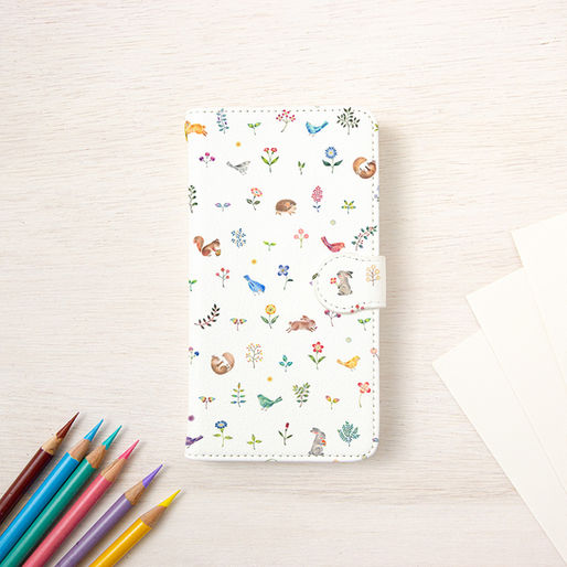 minneの特集企画「タイプ・素材・デザイン別 人気のスマホケース」にアトリエ リリの手帳型スマホケースを紹介していただきました