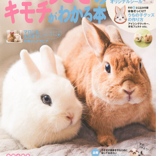 学研プラス様 「うちのうさぎのキモチがわかる本 春&夏 2018」が販売されました
