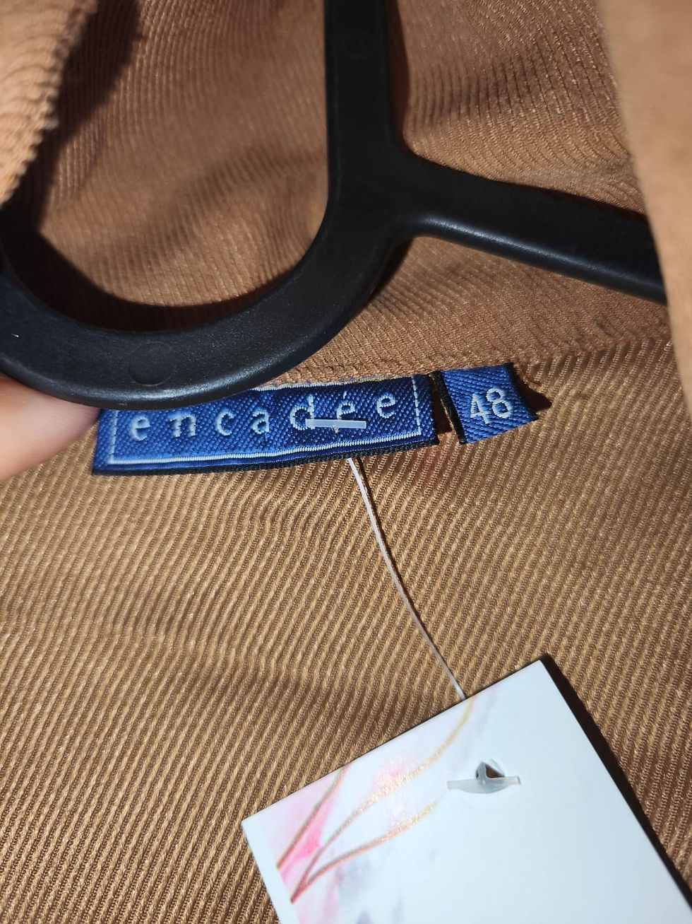 Miniatura: Gilet scamosciato a costine sottili