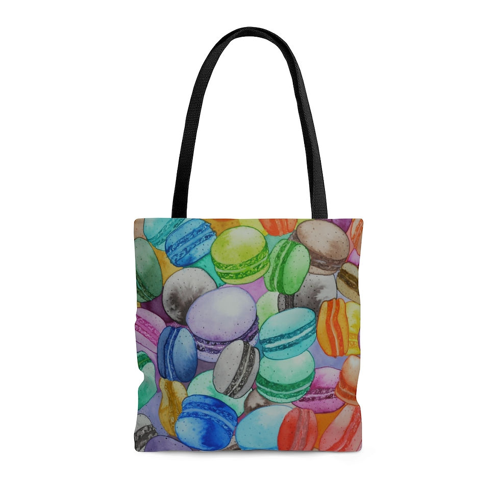 Macarons in Ink Tote Bag