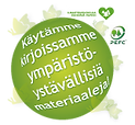 Ympäristöystävälliset kirjamateriaalit