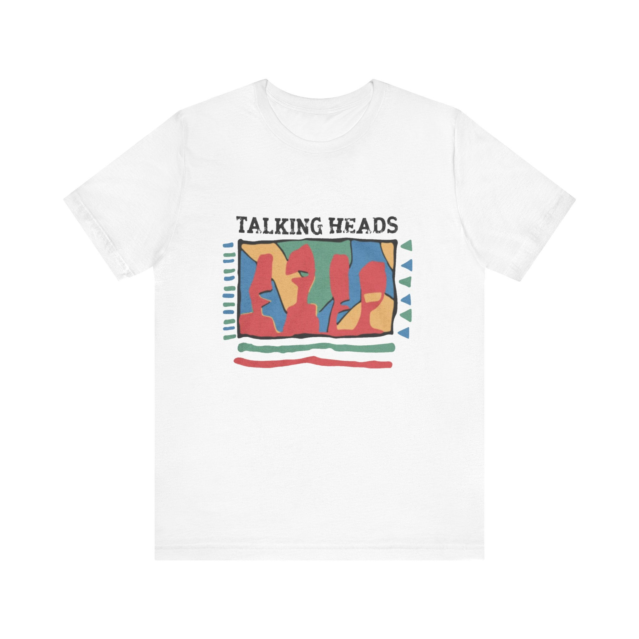 Talking Heads Tee - Retro Graphic T-Shirt for Music Lovers
