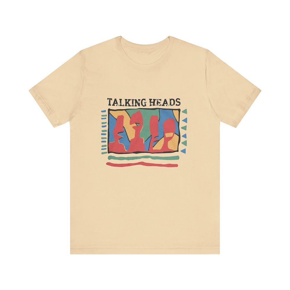 Thumbnail: Talking Heads Tee - Retro Graphic T-Shirt for Music Lovers