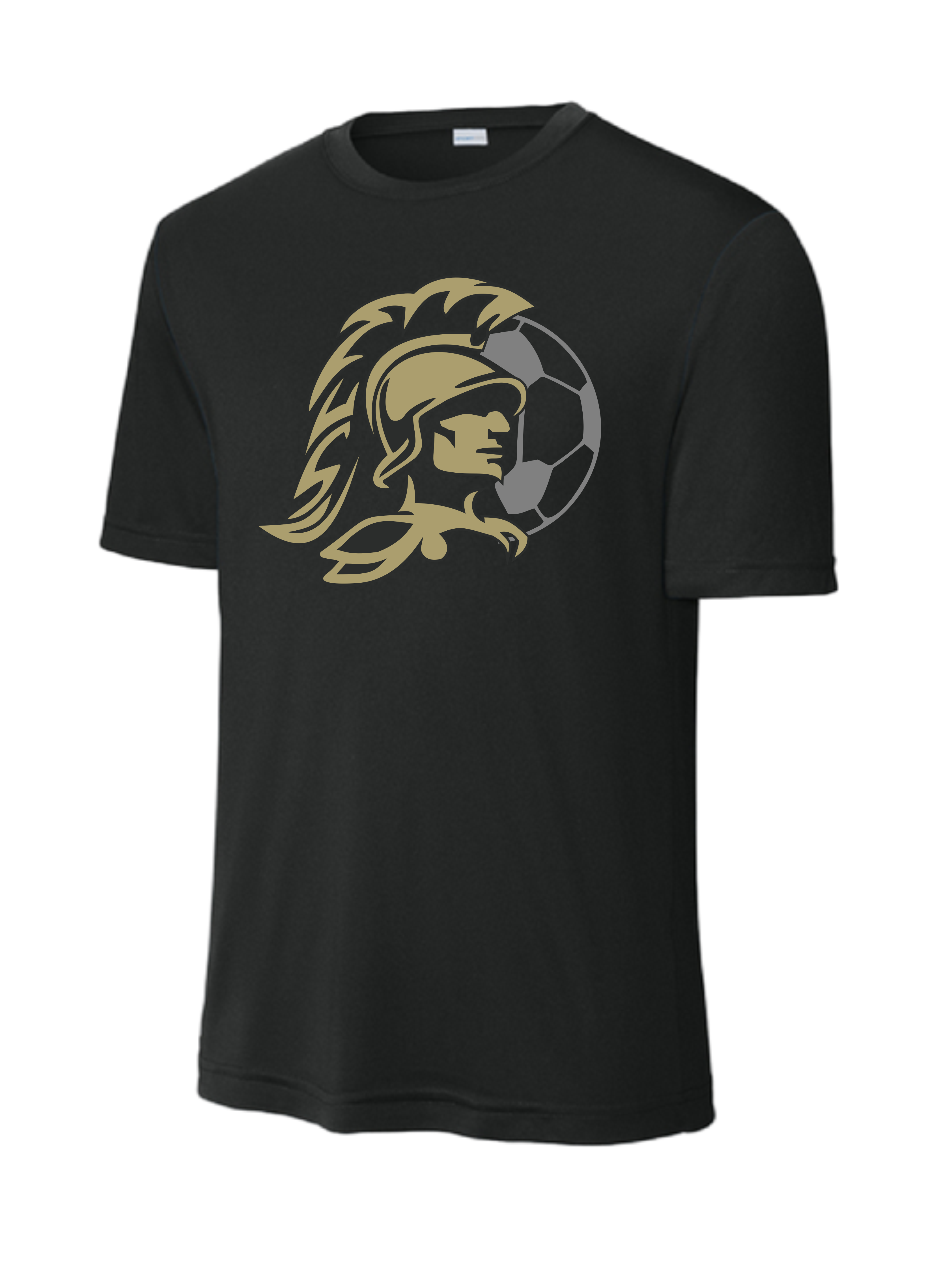 Trojan Head with Soccer Ball