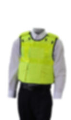 85072/90005 Hi-Vis Zip fronted police style vest KR1/SP1
