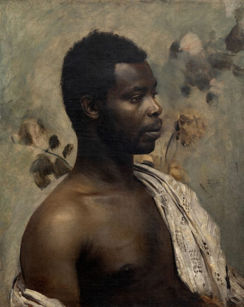 Gustav Klimt, Prince William Nii Nortey Dowuona (1897). W&K – Wienerroither & Kohlbacher