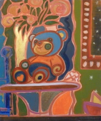 Painting 29, 60x50cm acrylic on canv