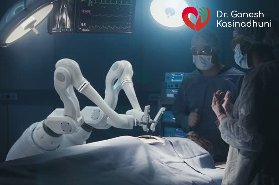 Robotic Arms Performing Cardiac Surgery