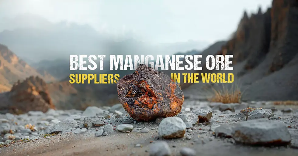 Best Manganese Ore Suppliers in the world
