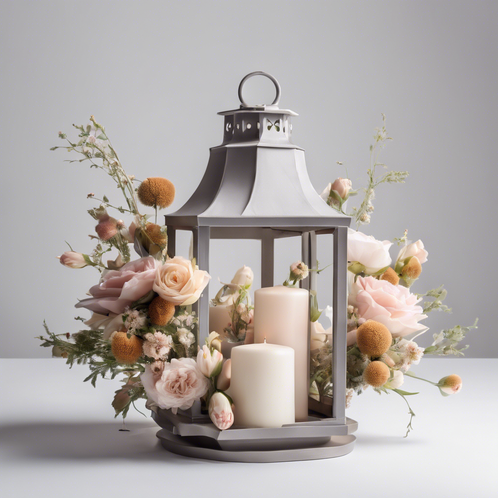 Floral Lantern Centerpiece