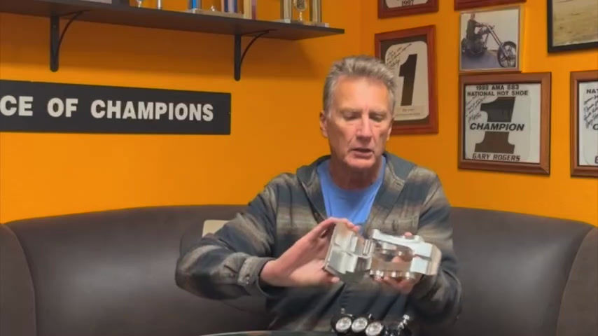 Thumbnail: B-62R Stoppie King Monoblock Radial Mount 6 piston caliper